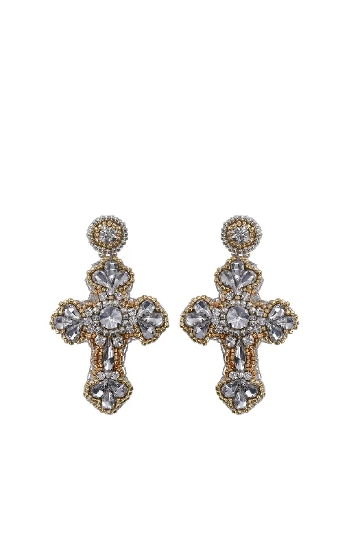 Fiore Cross Earrings