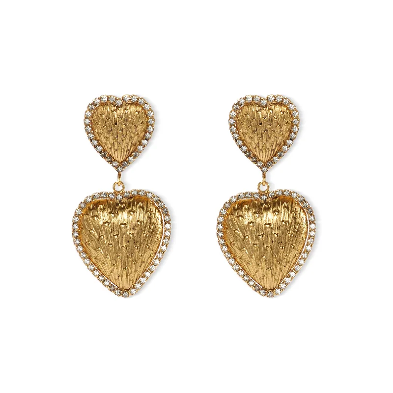 Kelly Heart Drop Earrings