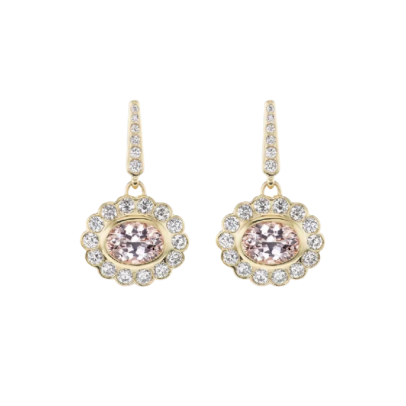 Lexie Earrings in Morganite