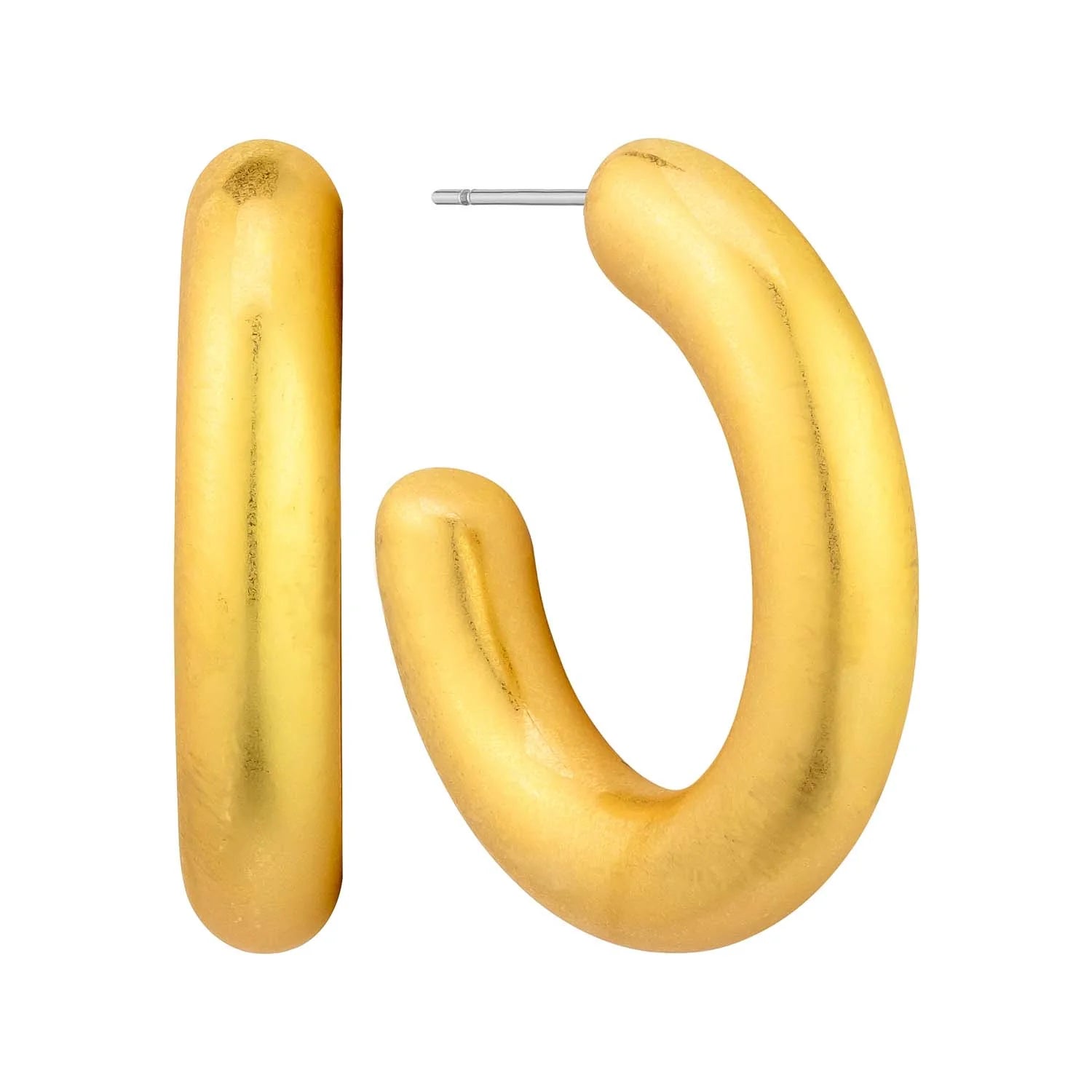 MATTE GOLD BETTY EARRINGS