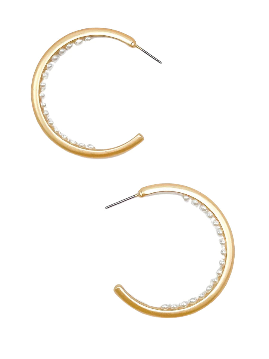 MATTE GOLD KARIN EARRINGS