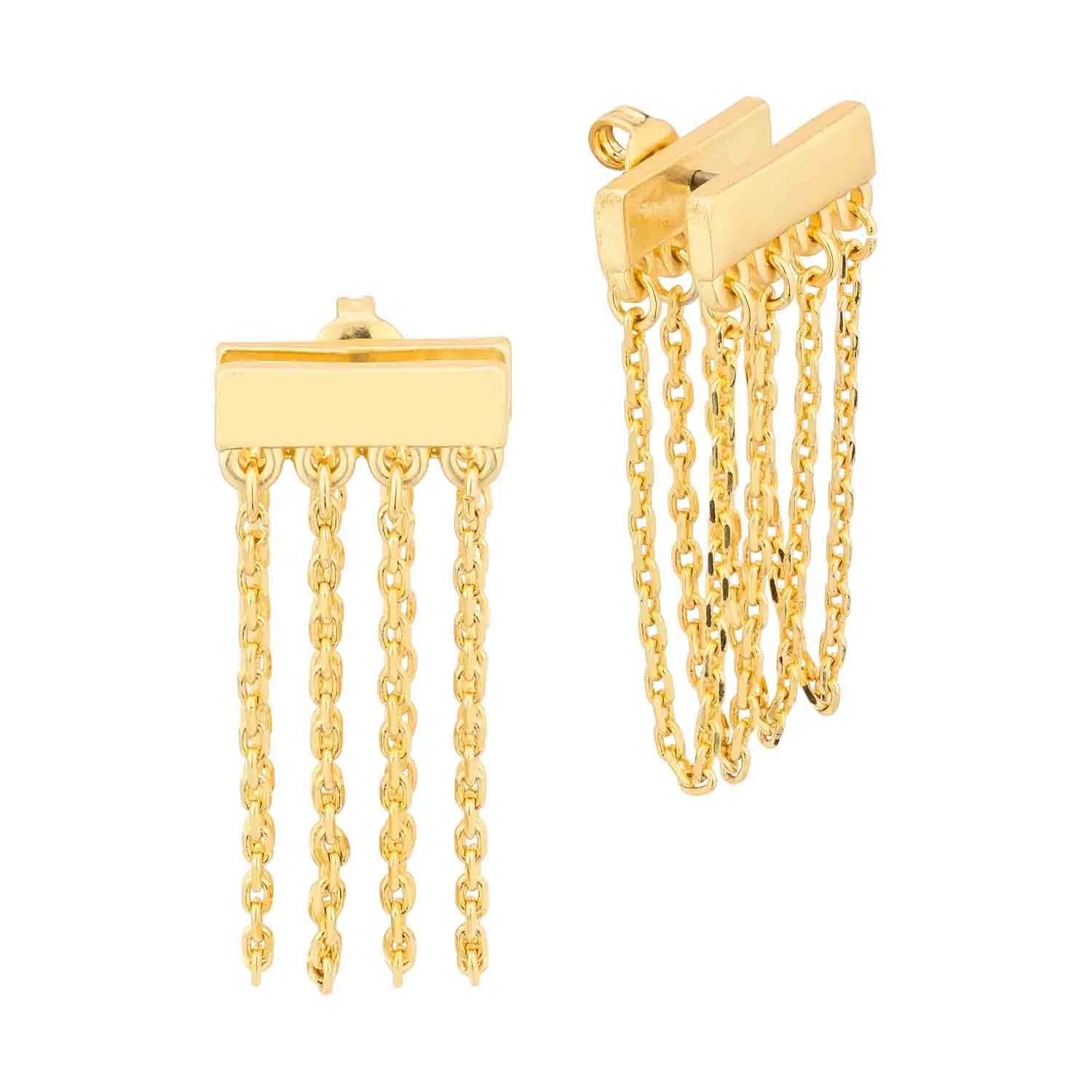 MATTE GOLD WENDIE EARRINGS