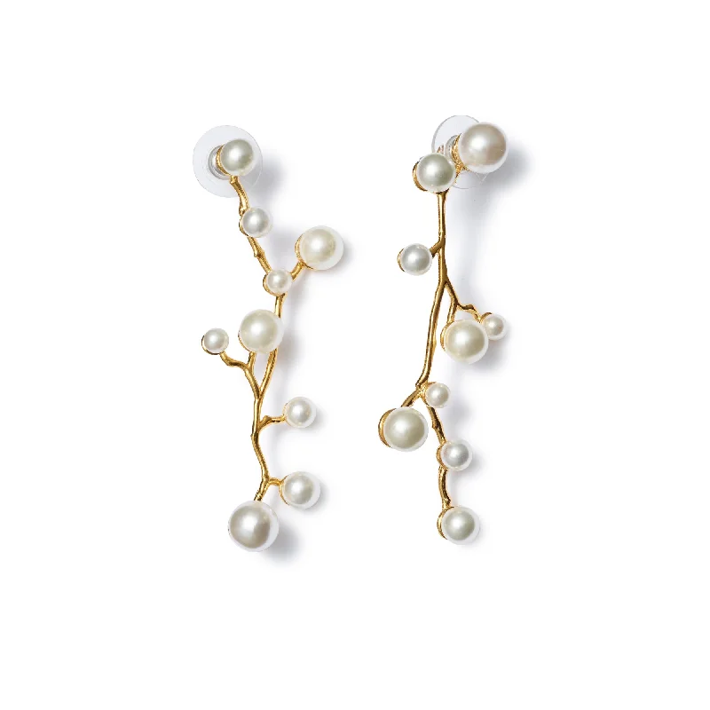 Pearl Forest Earrings