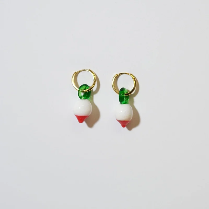 Radish Hoop Earrings