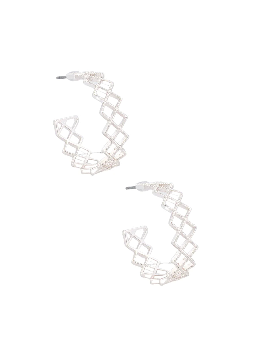 SILVER EMME EARRINGS