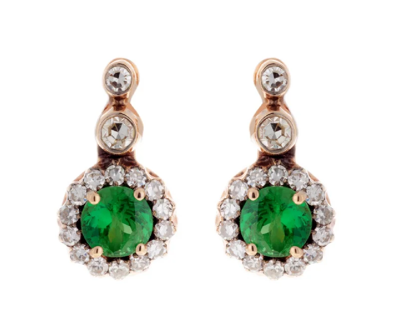 Tsavorite Earrings