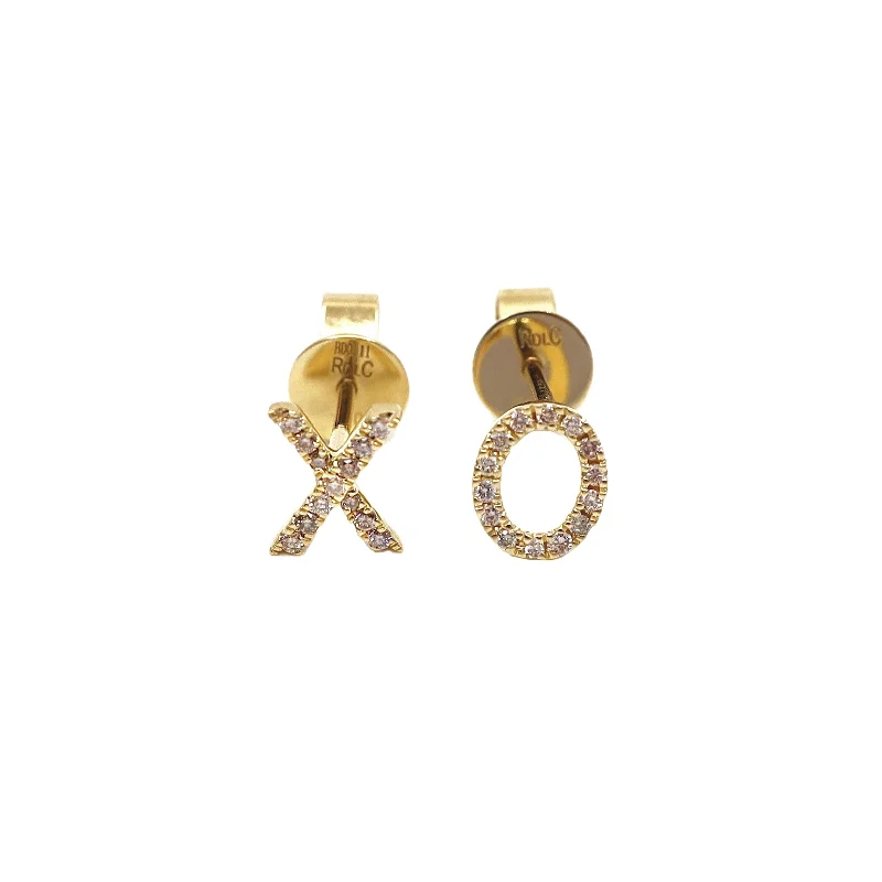 XO Studs Earrings, Pair